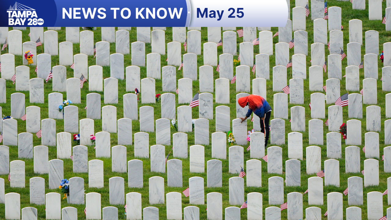 News to Know for May 25, 2026
