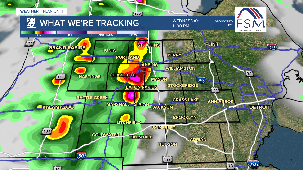 Stronger thunderstorms arrive late Wednesday evening
