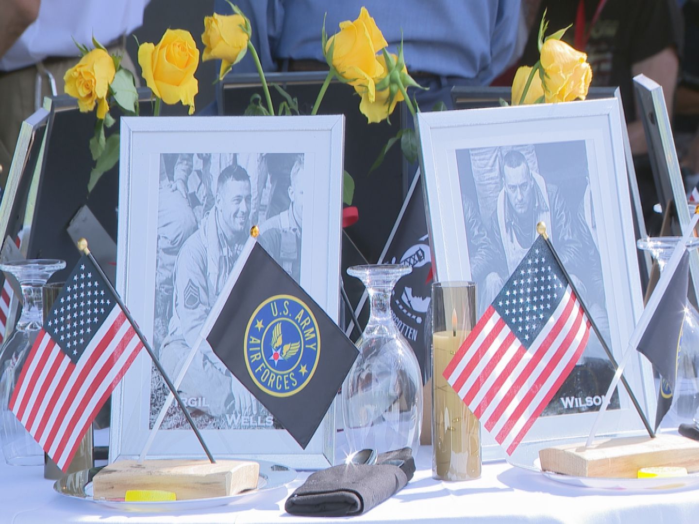 Wilmore salutes veterans at community event with memorial wall
