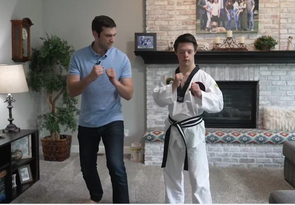 Nick gets his black belt