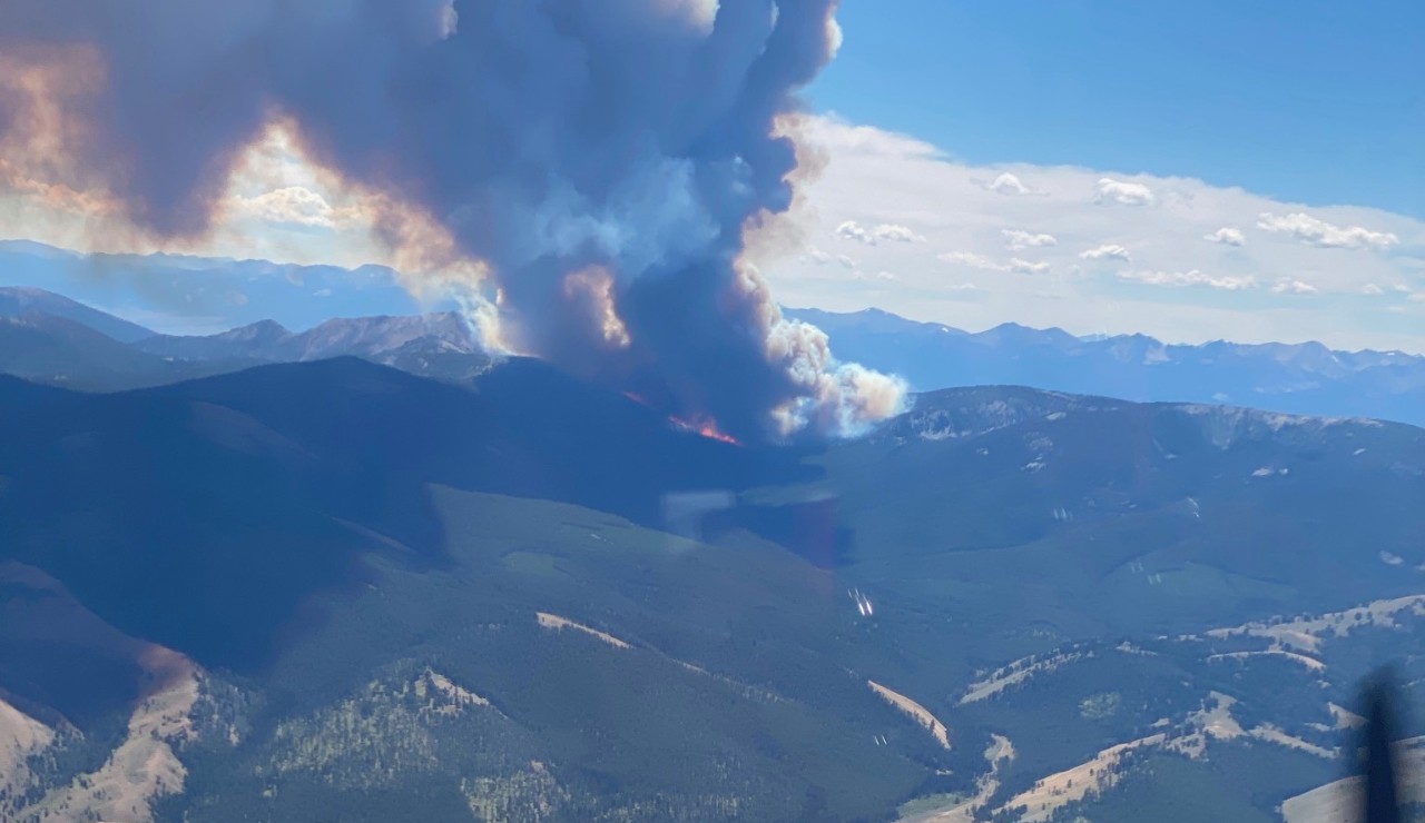 Bear Creek Fire Air
