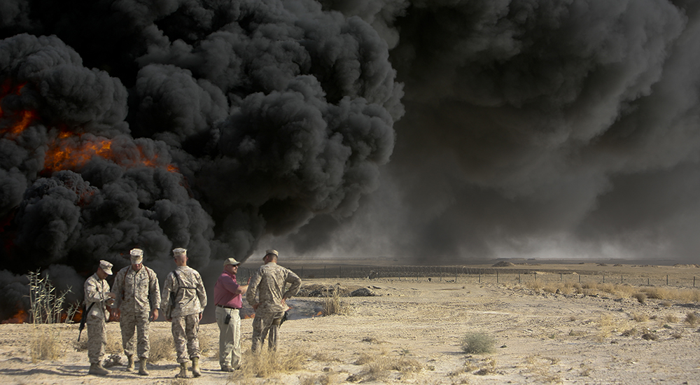 Burn pits in Iraq