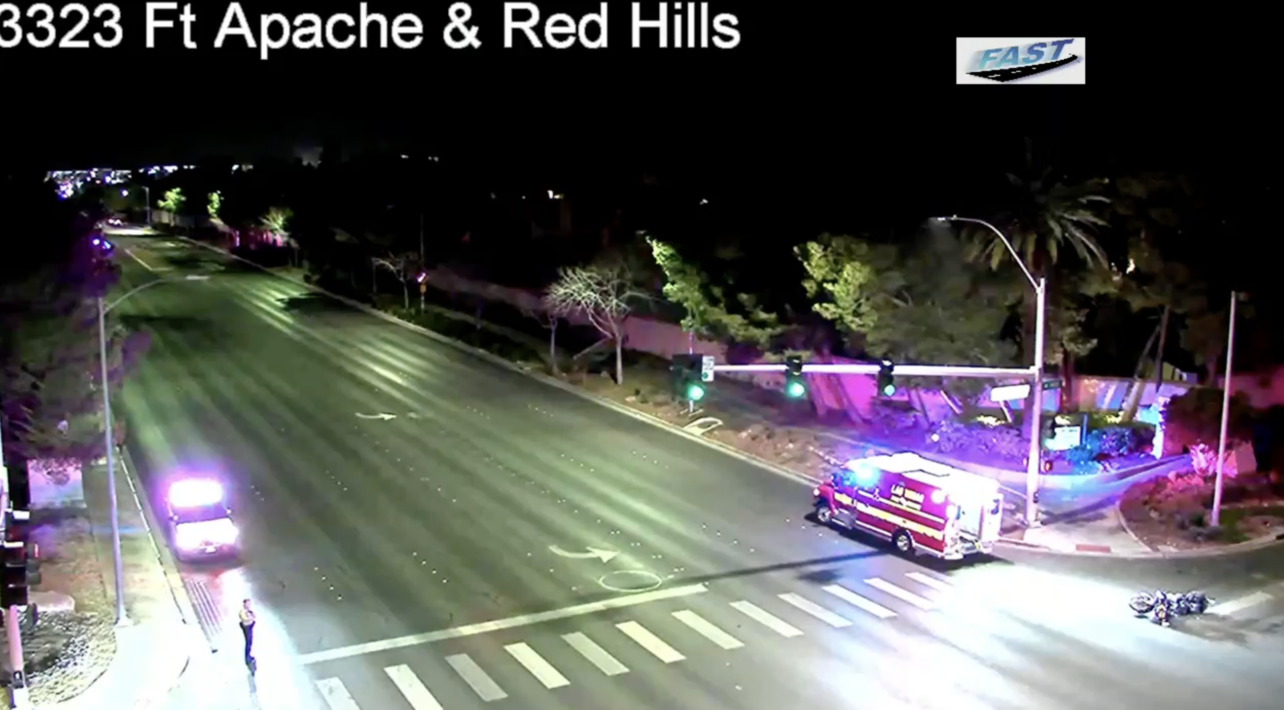 Fatal motorcycle crash closes Fort Apache at Red Hills Drive, LVMPD says