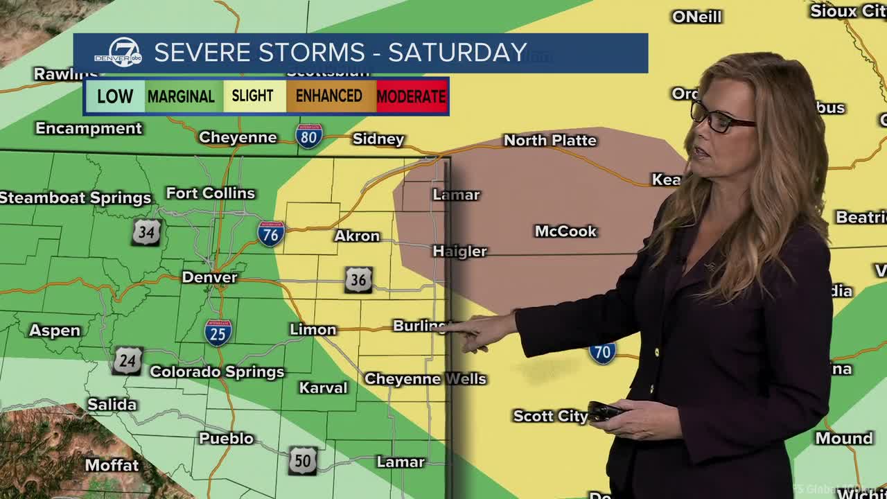 Severe outlook Saturday