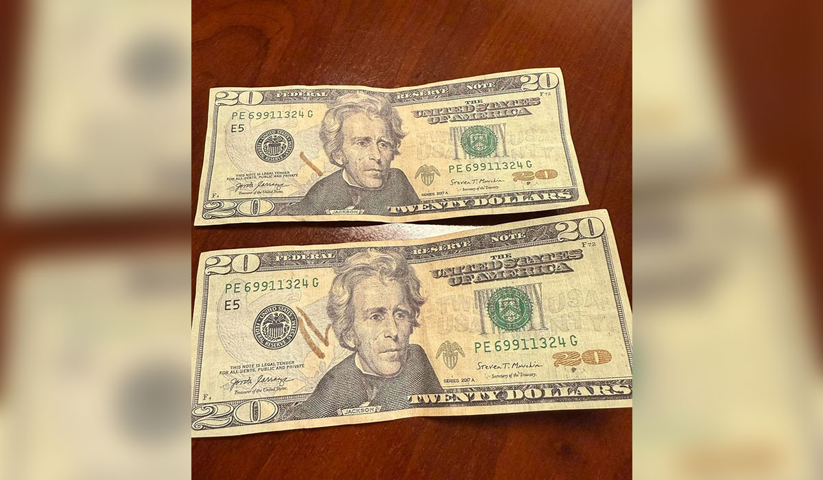 MCSO counterfeit money 