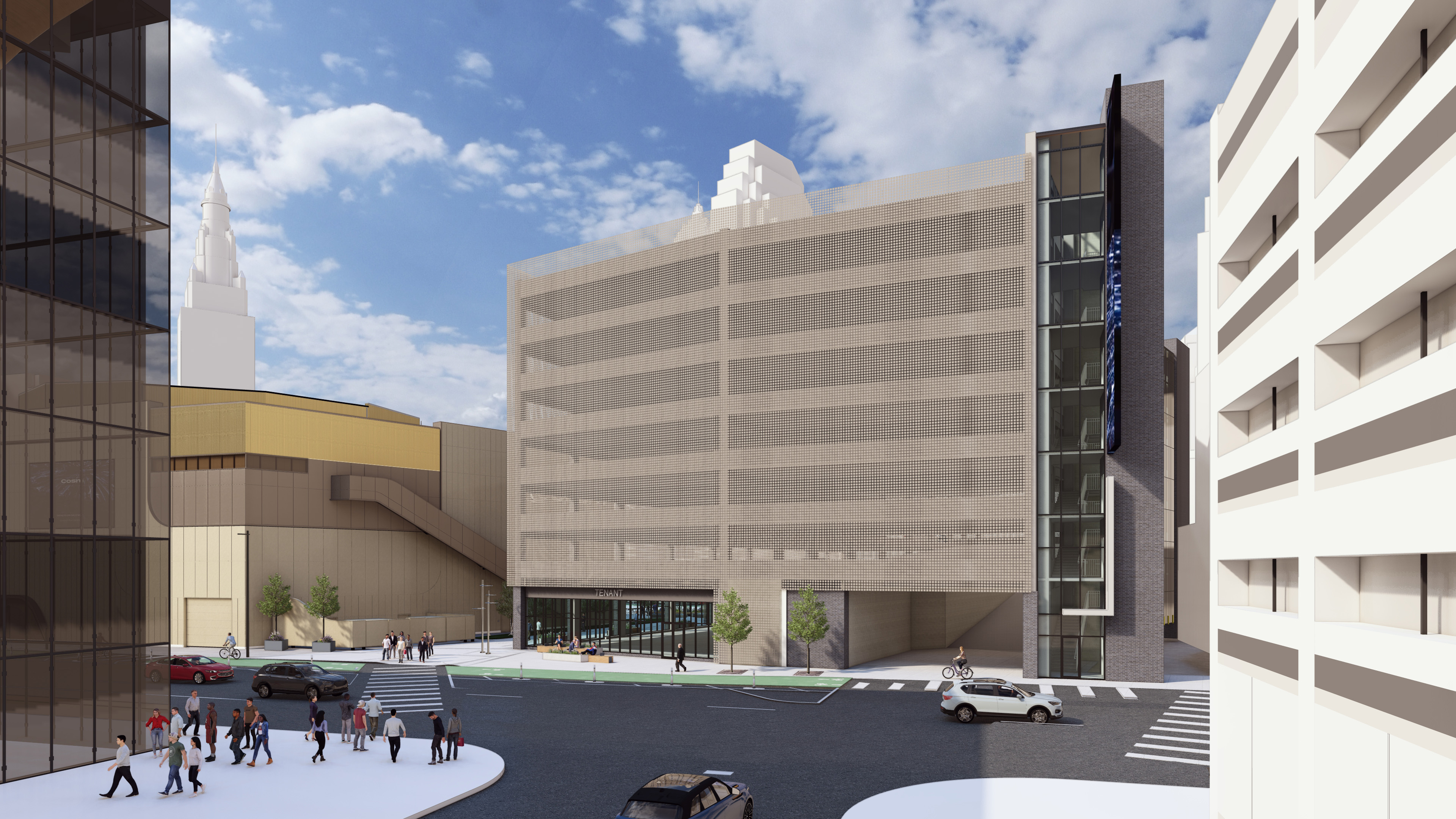 Bedrock Proposes Eight-Story Parking Garage Near Rocket Arena