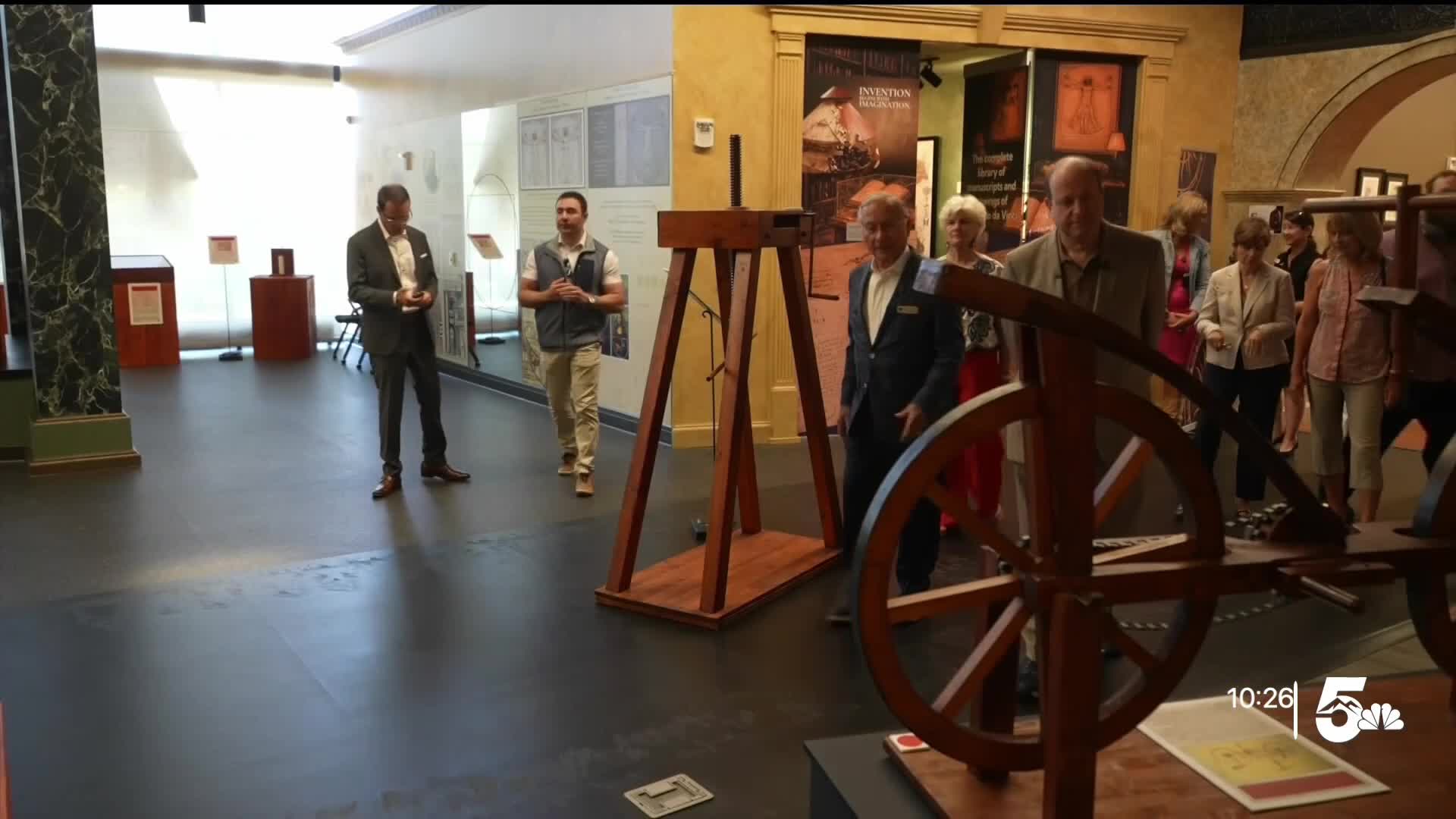 Governor Polis at the da Vinci Museum