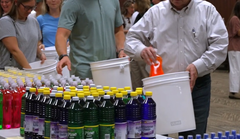 Baylor Kerrville flood buckets