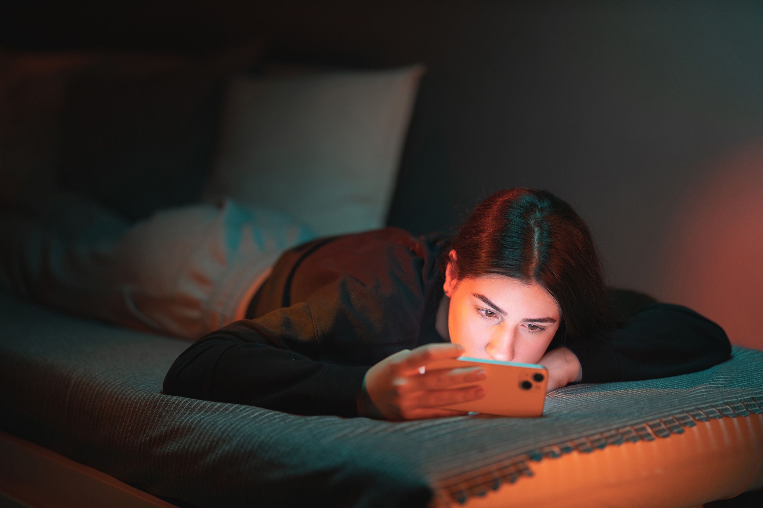 Teenagers are spending up to an hour or more on their phones on school nights, which is impacting their mental health, cognitive function and emotional regulation.