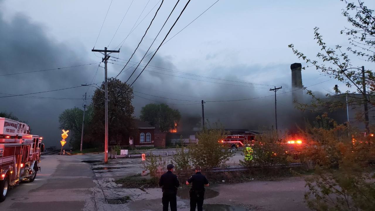 Menasha Paper Mill With Long History Goes Up In Flames