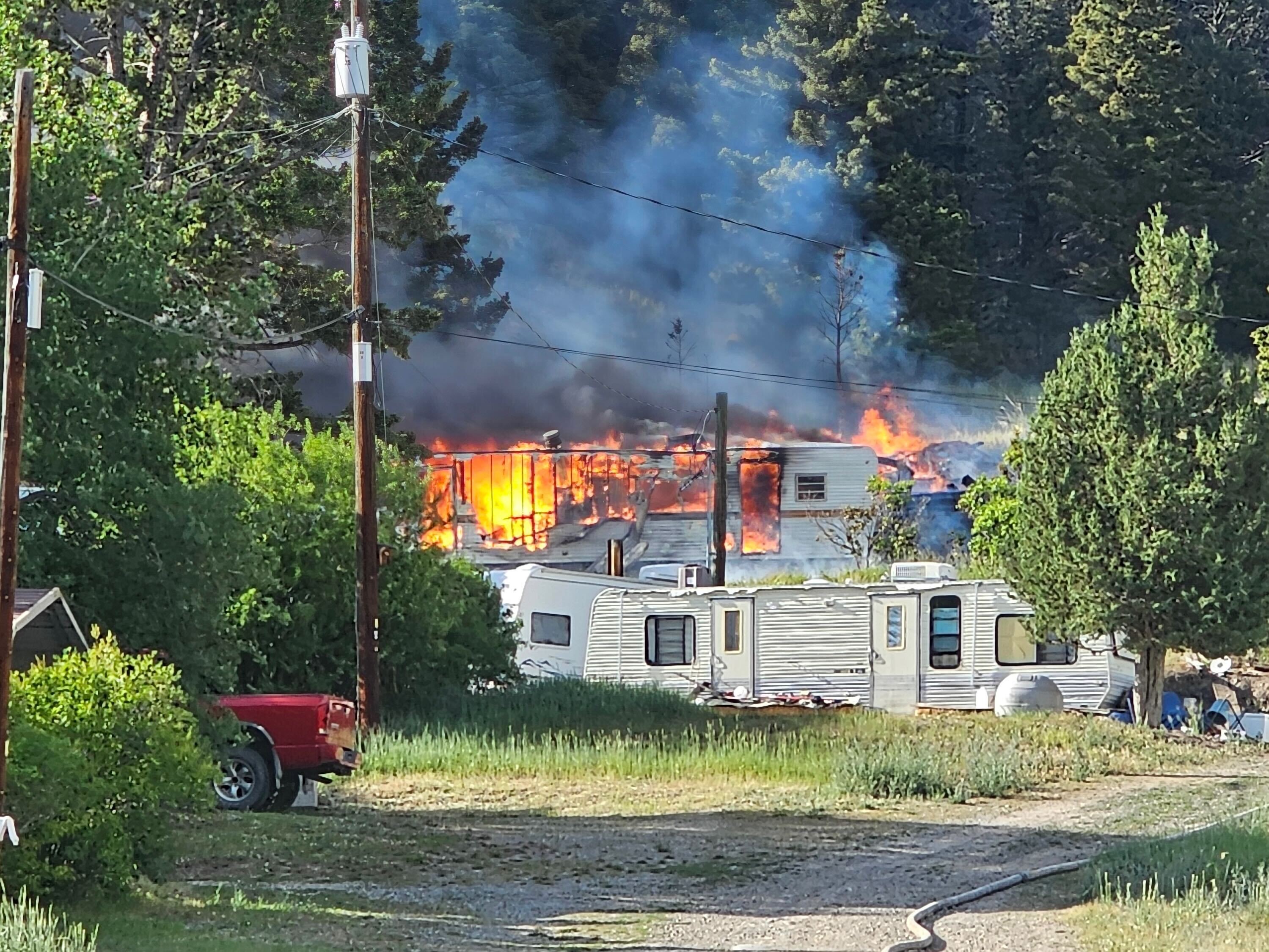 Basin Mobile Home Wildfire