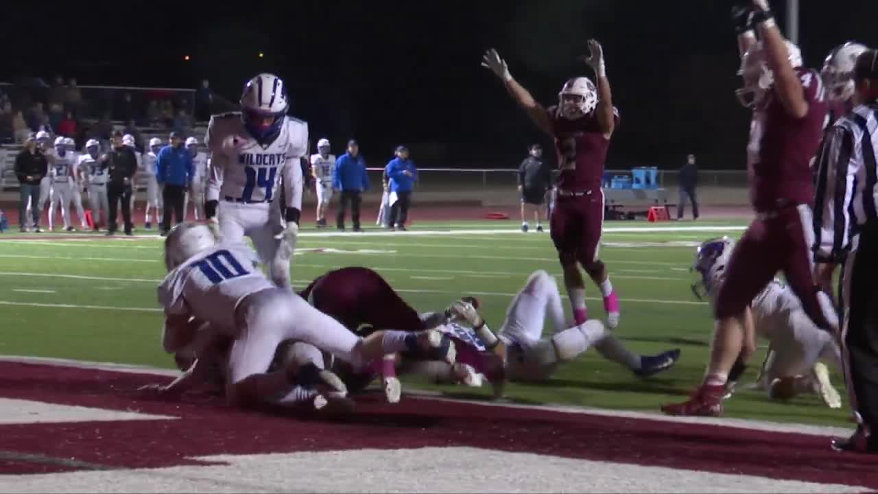 Hamilton football celebration