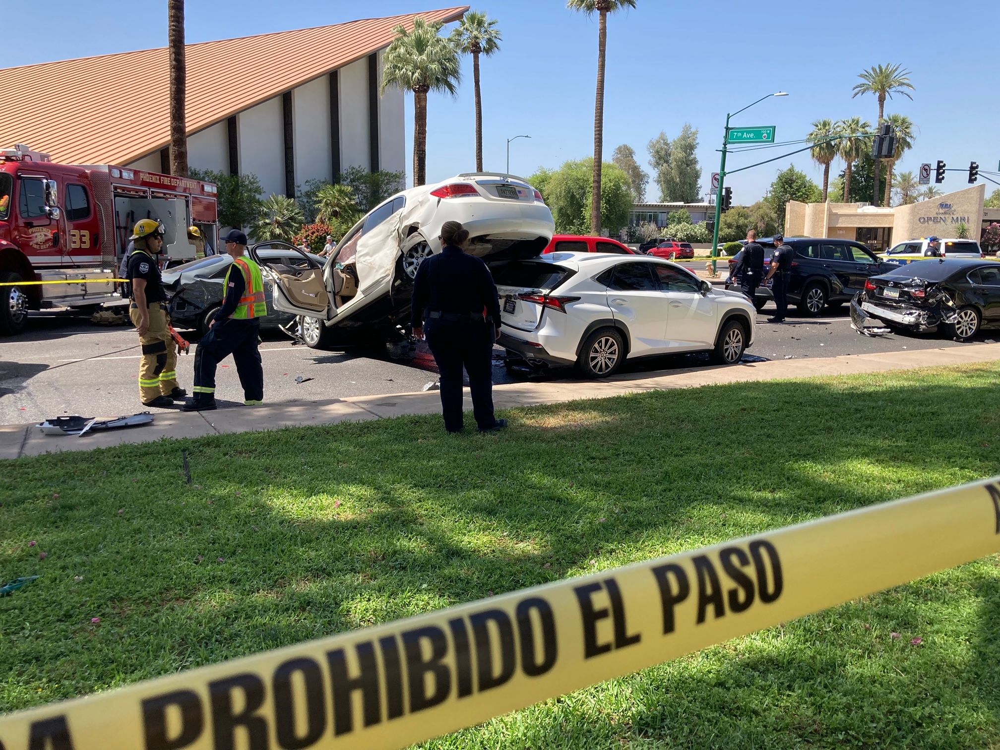 7th Ave and Glendale crash