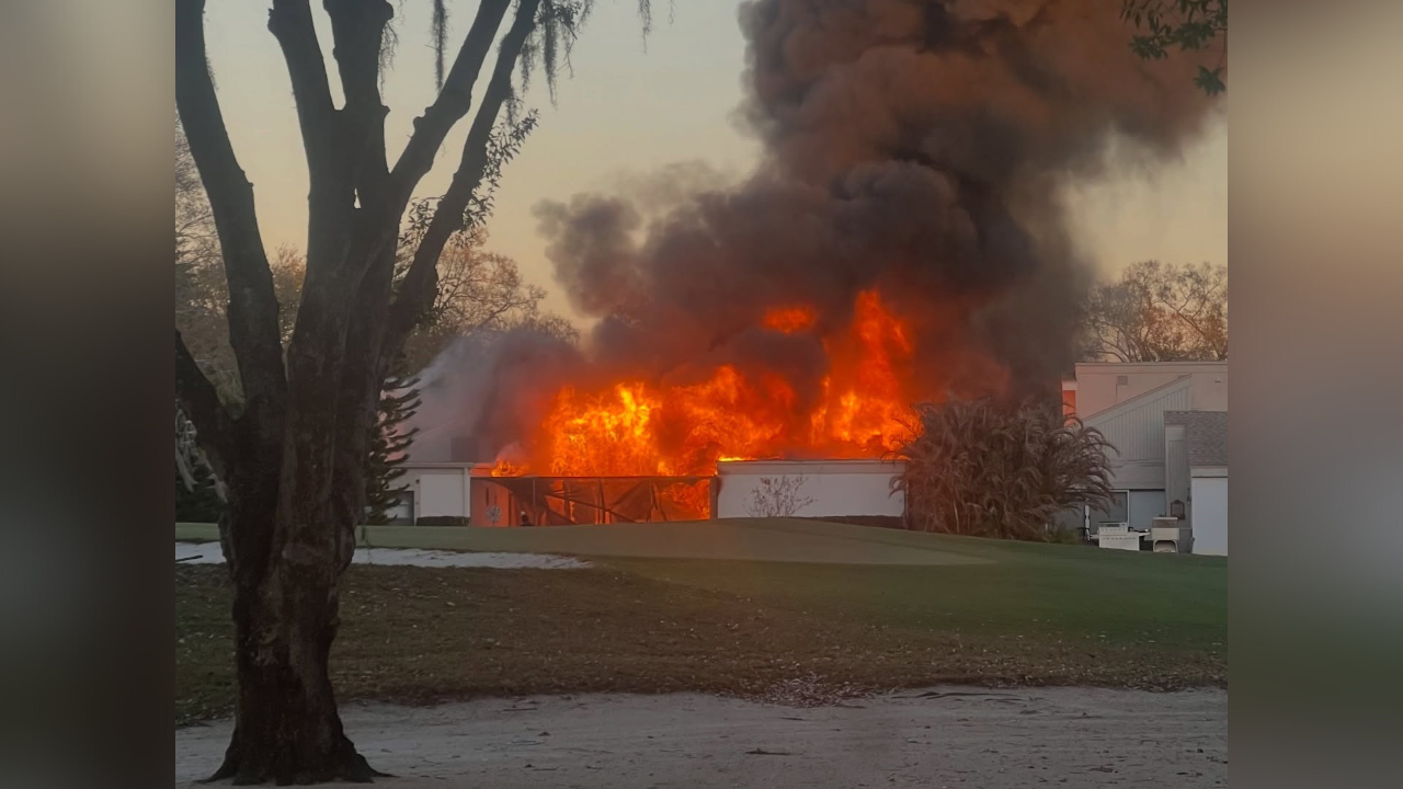 Palm Harbor townhouse fire