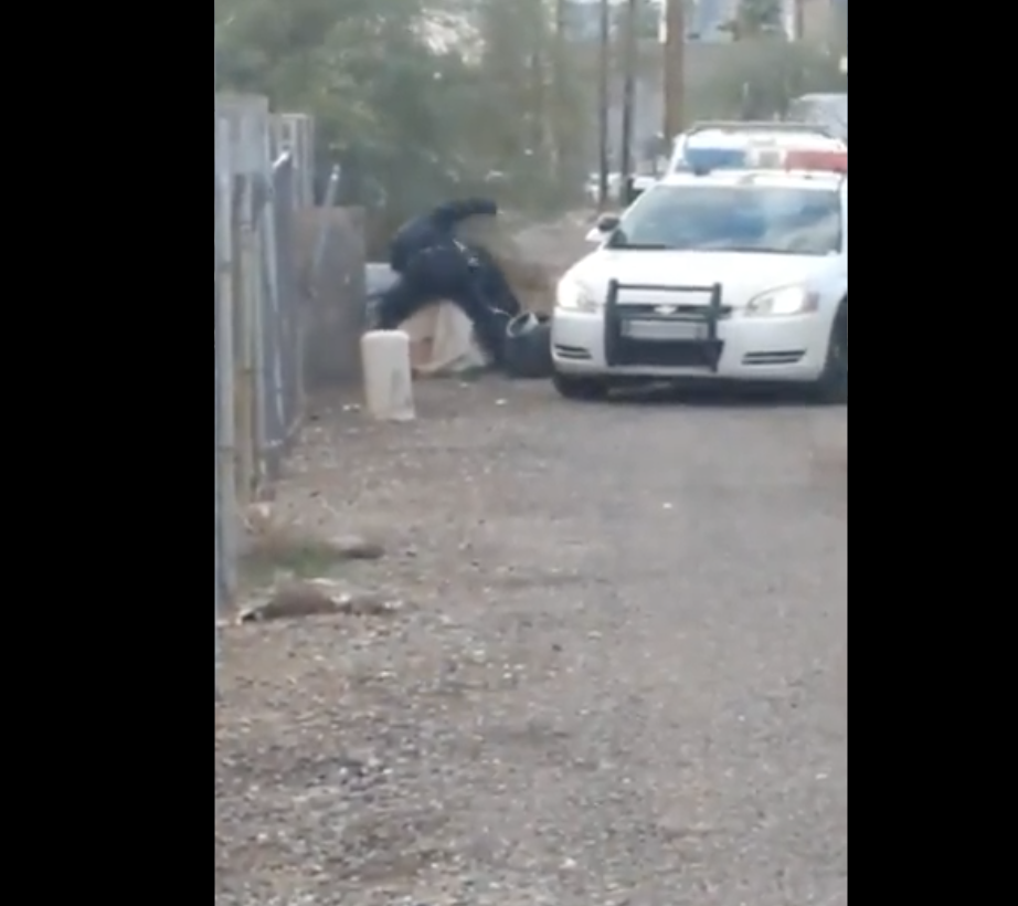 Phoenix Police Encounter with homeless man 
