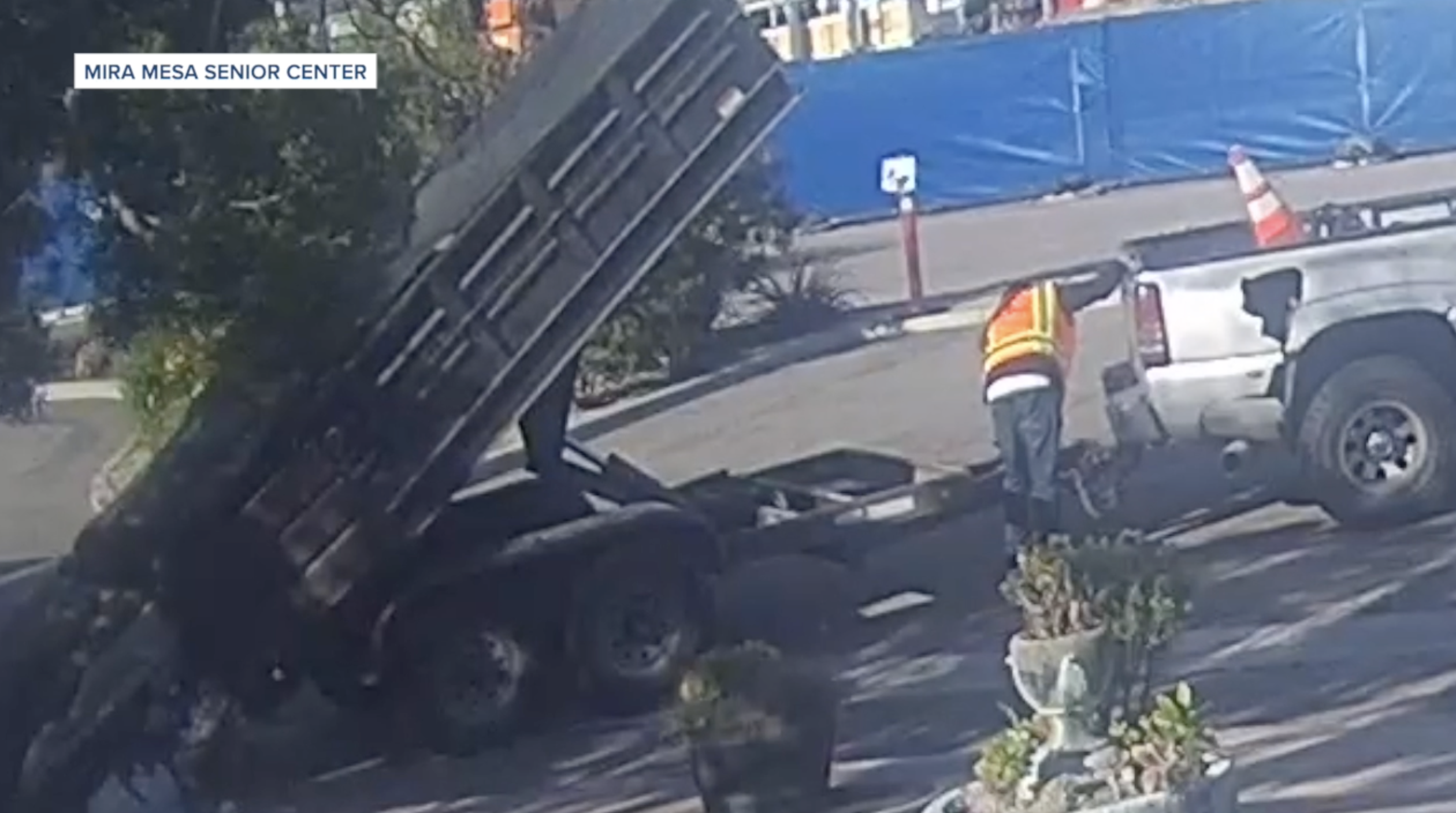 City officials: video shows illegal dumping in front of Mira Mesa Senior Center