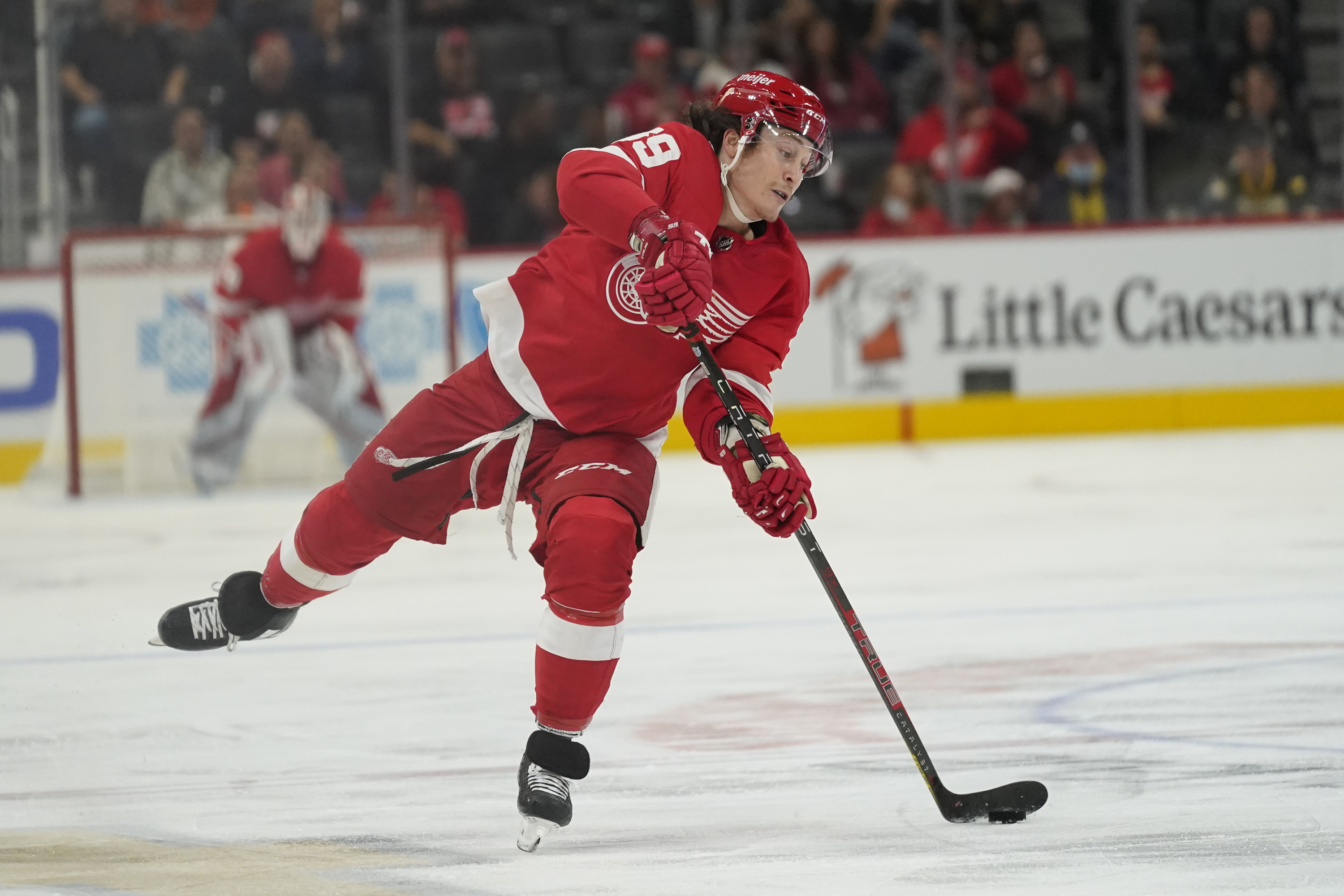 Penguins Red Wings Hockey tYLER BERTUZZI