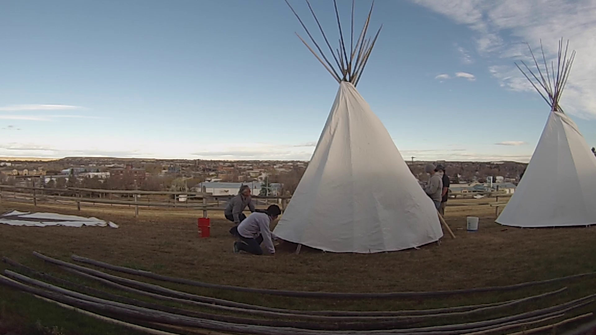 Teepees go on display in Great Falls