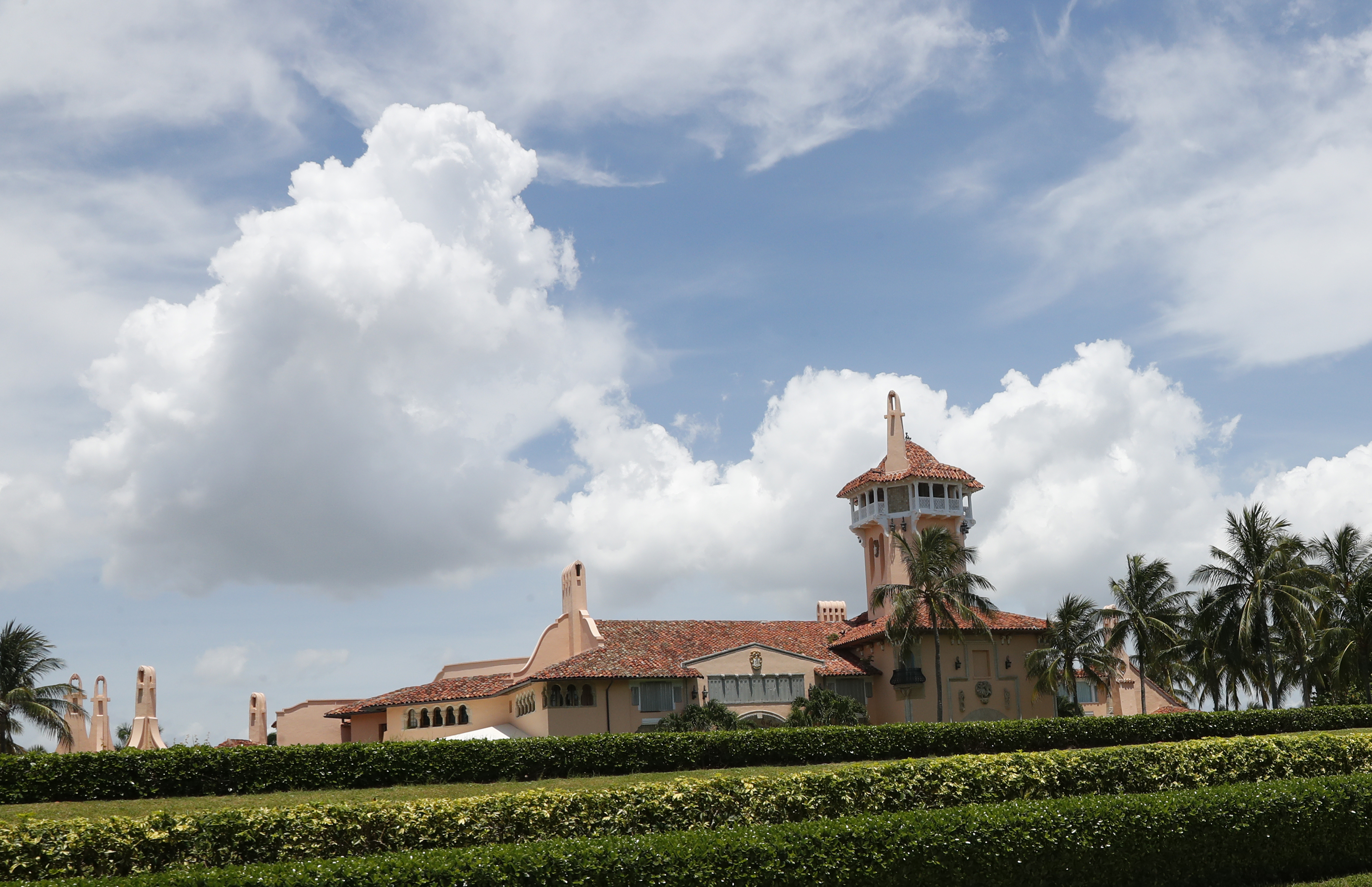Exterior of Mar-a-Lago Club in 2019