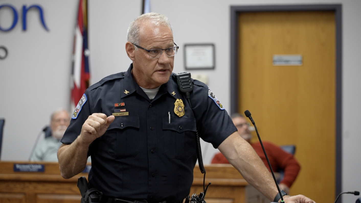 Trenton Police Chief Patrick Carr