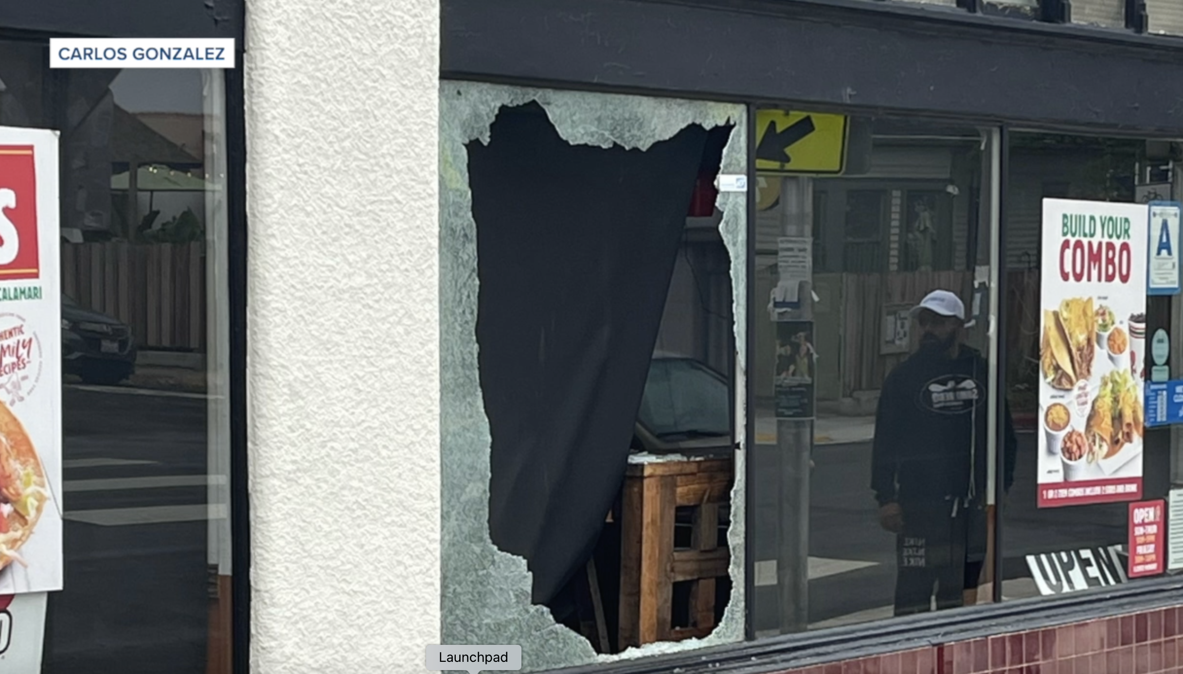 Caught on video: vandal targets South Park businesses