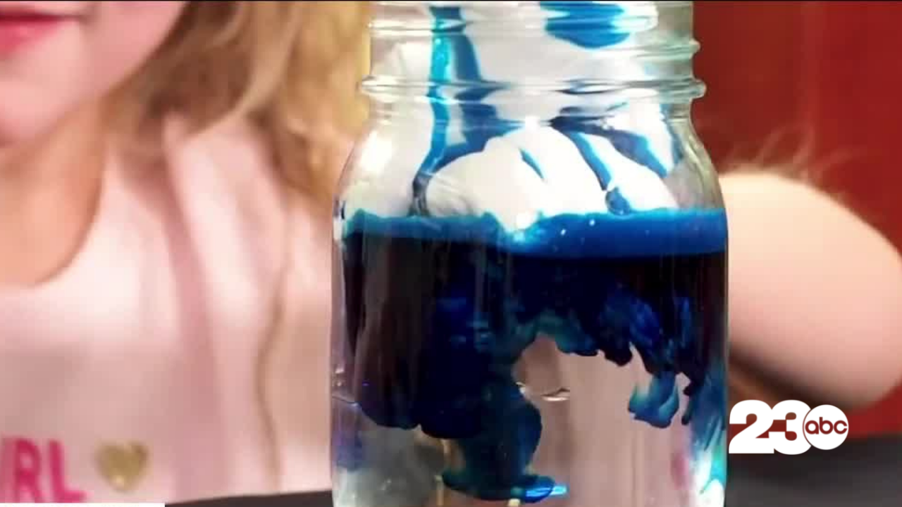 Science Sundays, Making Clouds in a Jar