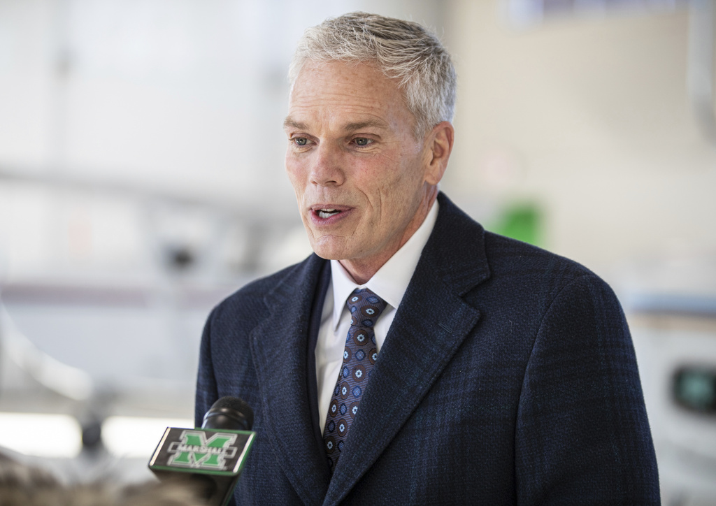 File photo of Marshall University President Brad Smith.