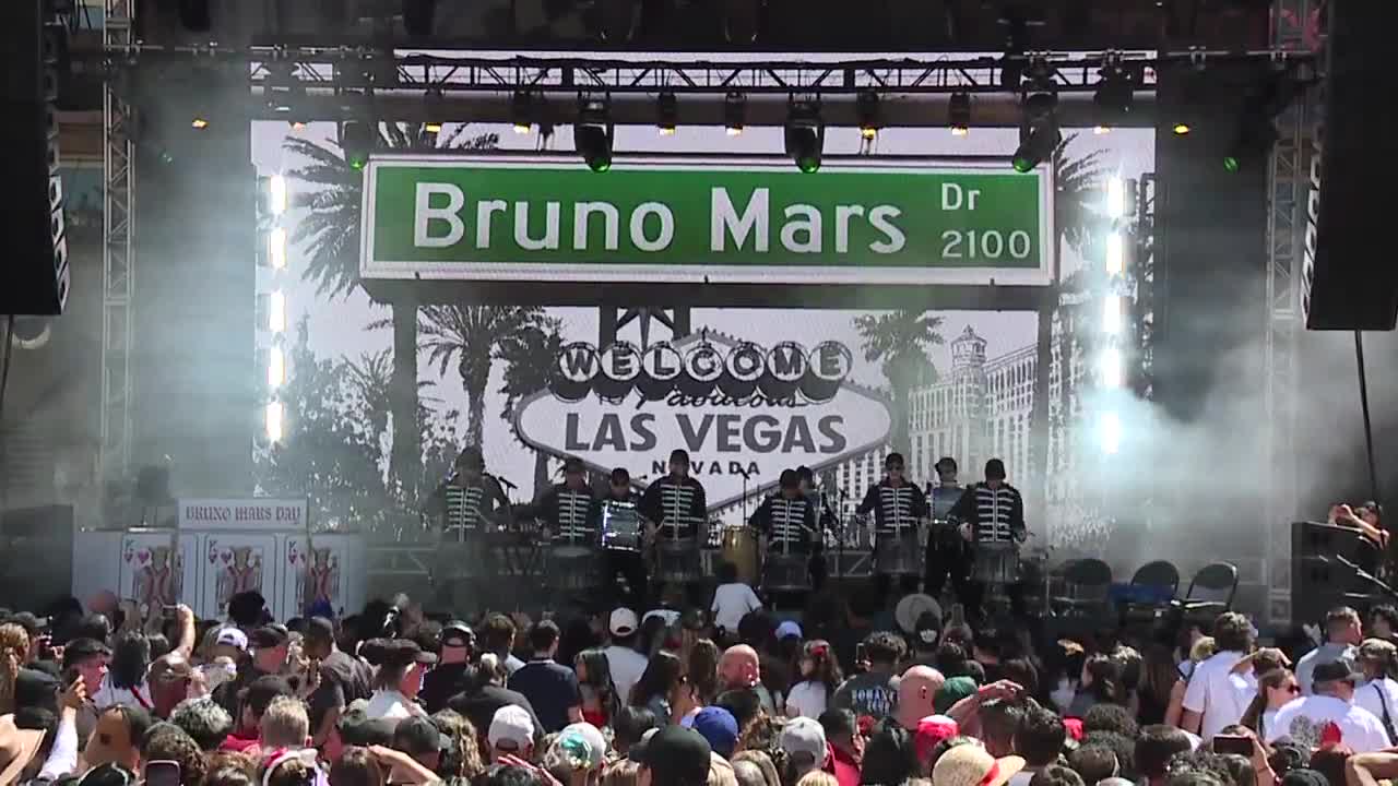 Park Avenue officially renamed Bruno Mars Drive ahead of singer-songwriter's concert