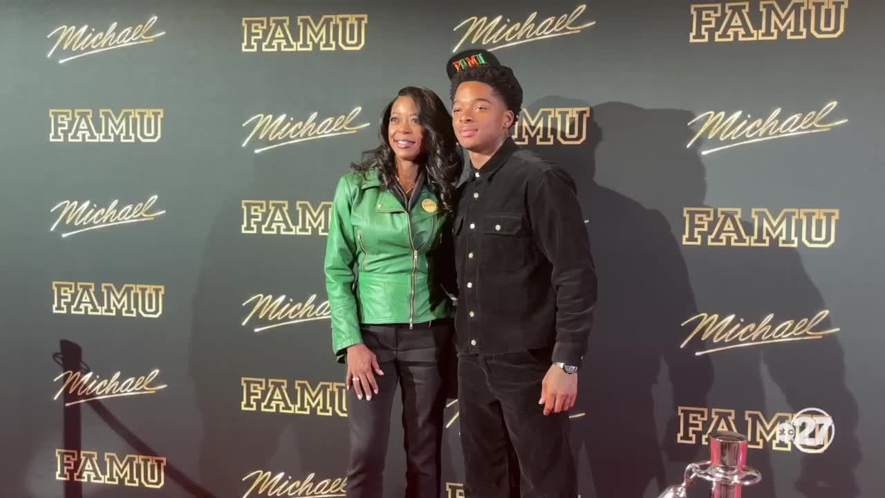 FAMU's Marching 100 attends special red carpet screening of the new Michael Jackson biopic in Tallahassee