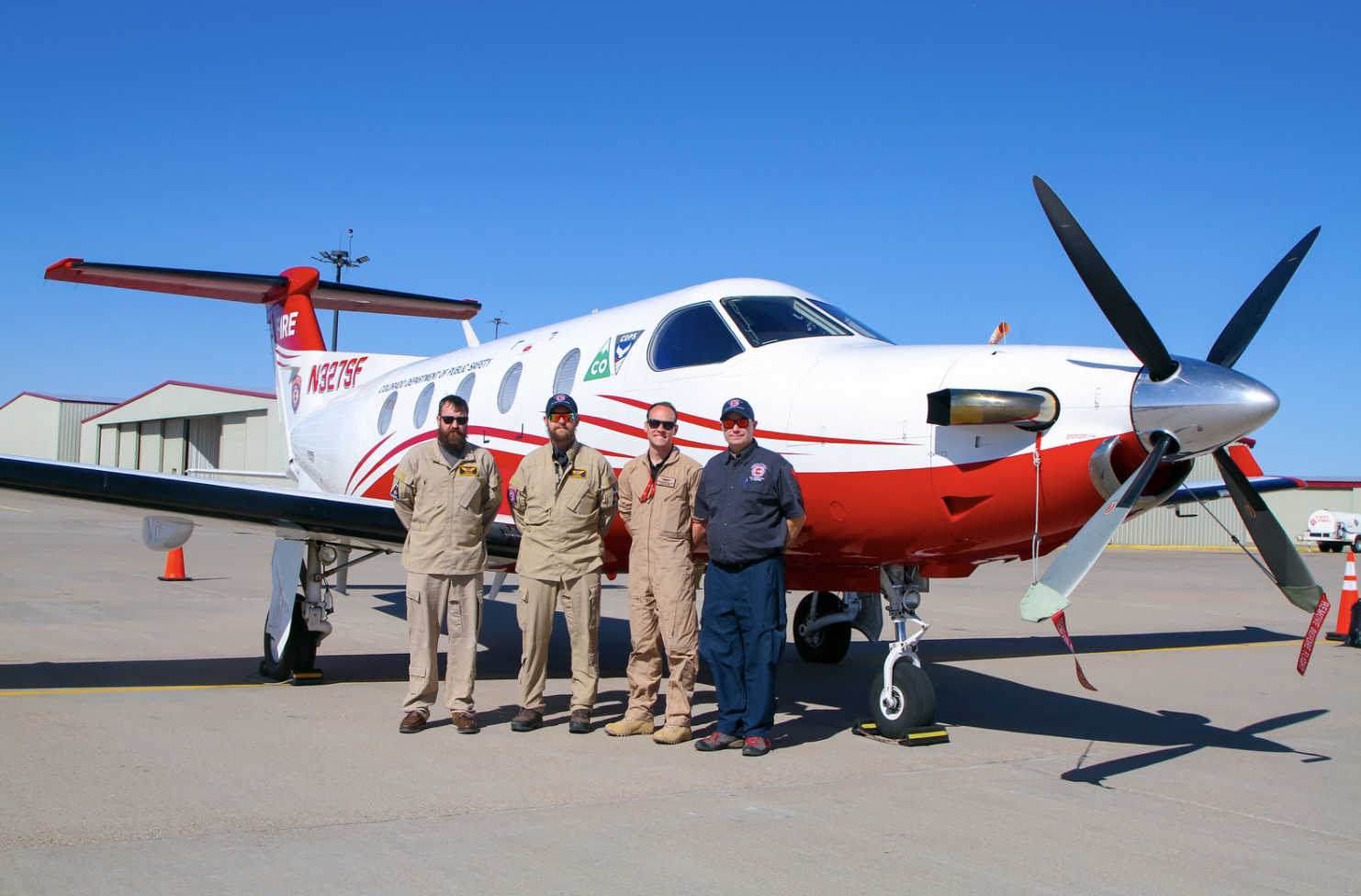   State Fire Agency Sends Aircraft to Help Fight Texas Wildfires_Colorado Division of Fire Prevention and Control