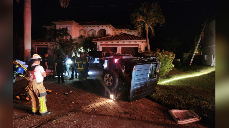 Dead-end danger: Cape Coral homeowner calls for safety measures after car plows through roundabout