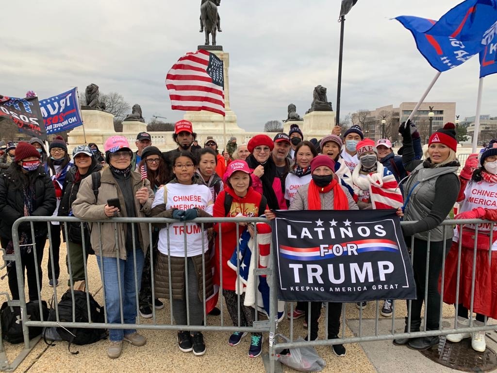 Supporters of President Trump from South Florida and Treasure Coast traveled to the nation's capital on buses to partake in demonstrations Jan. 6, 2021, ahead of certification of Joe Biden's presidential victory in the Electoral College.