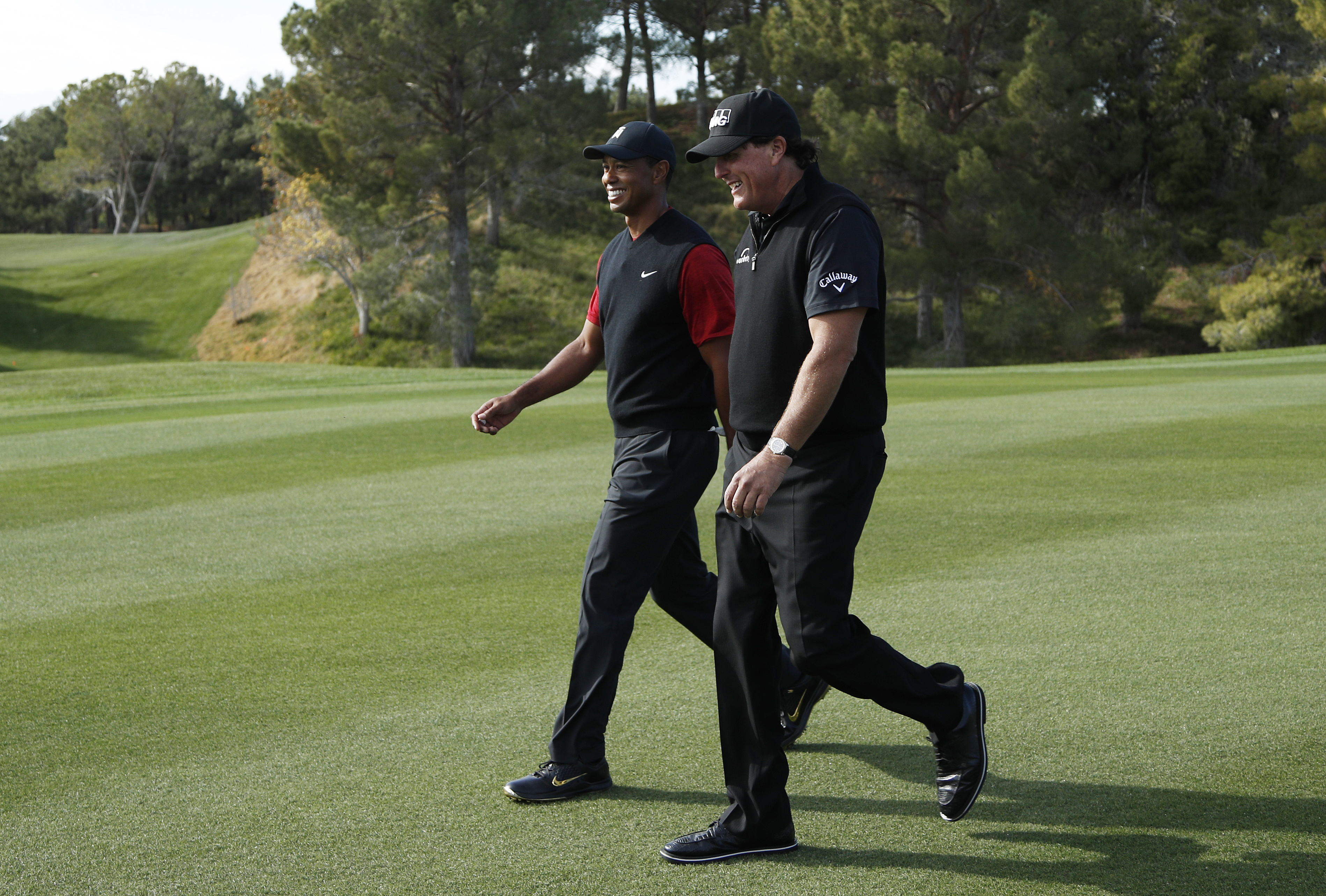 Woods Mickelson Match Golf
