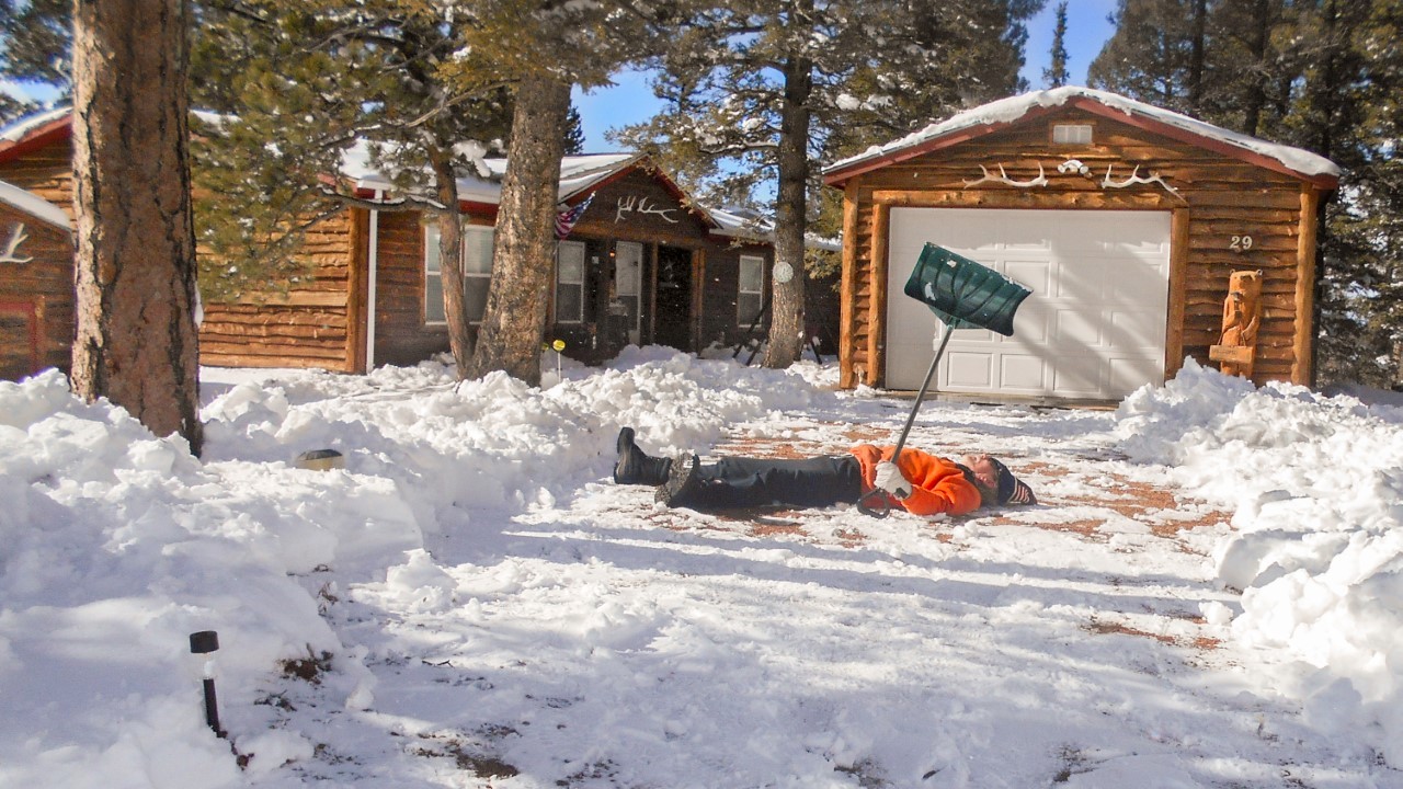 Snow shoveling