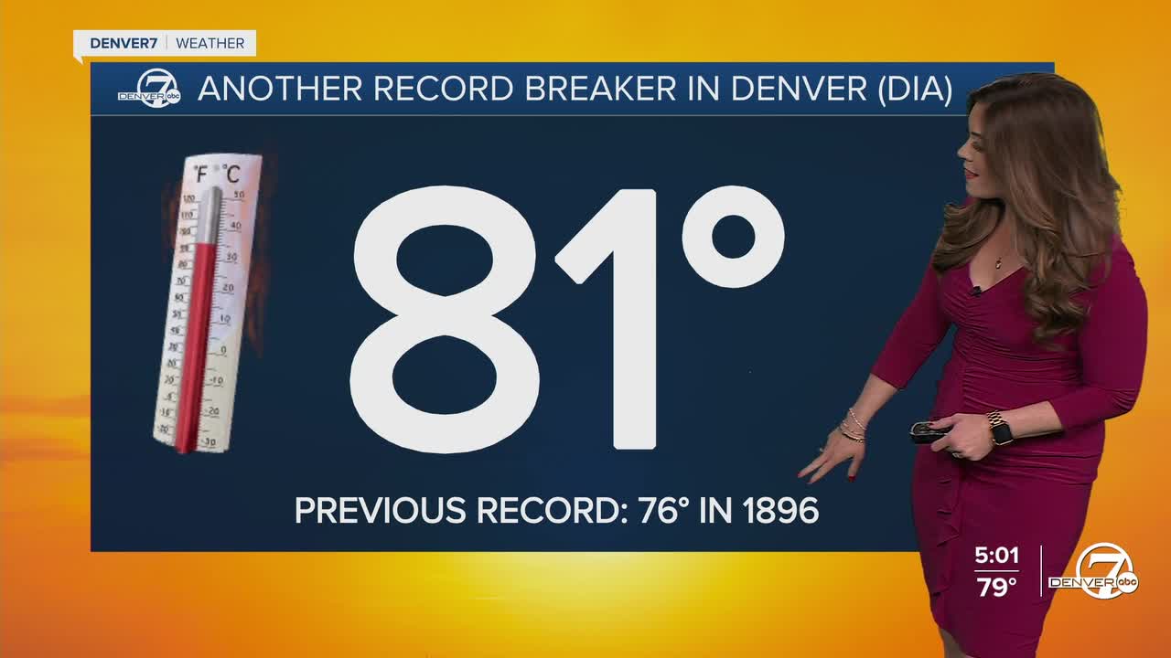 Record-Breaking Day in Denver Tuesday