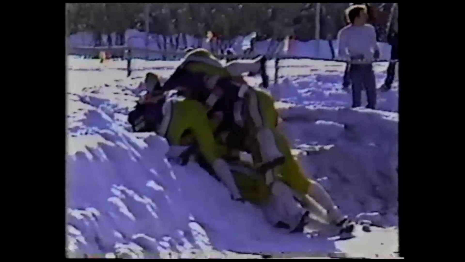 Montana State Bobcats snow pile 1984