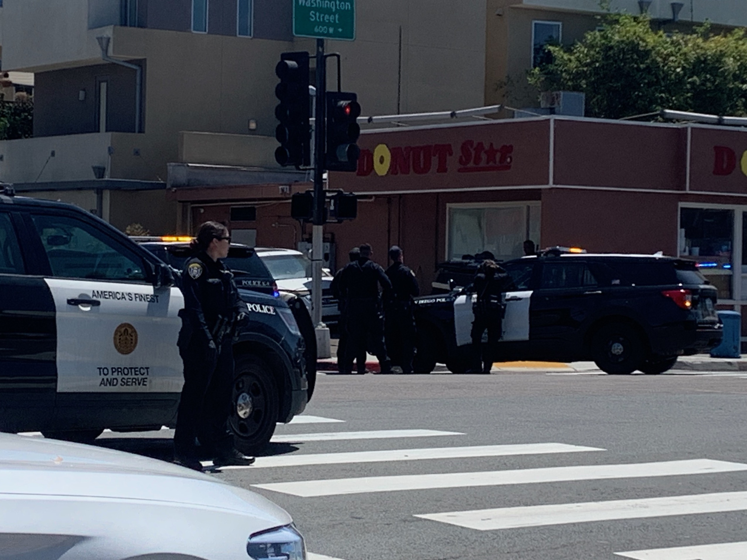 scene outside donut star 6-16-23