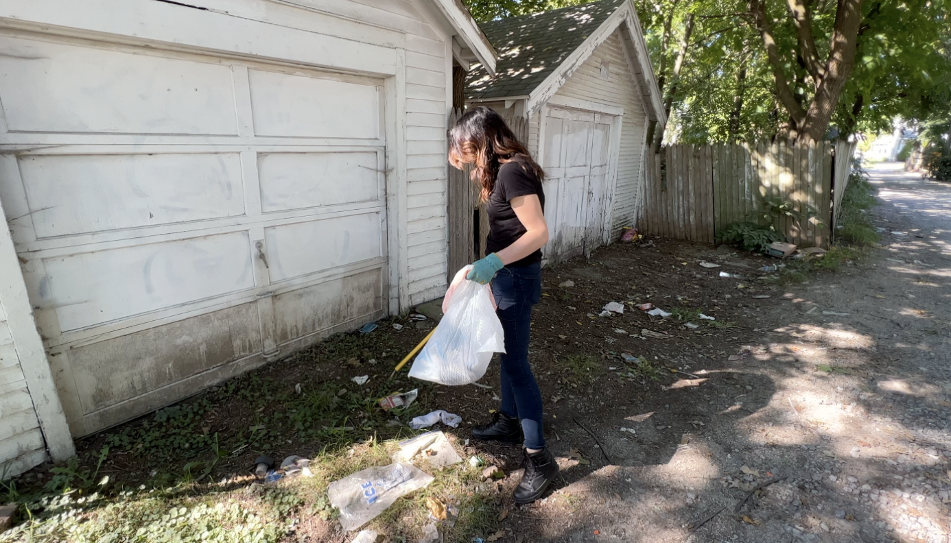 Alley trash
