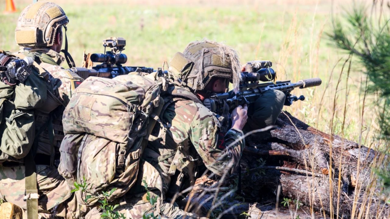 Sniper teams from across the US travel to Fort Benning, Georgia, to compete in the U.S. Army Best Sniper Competition, April 14, 2021
