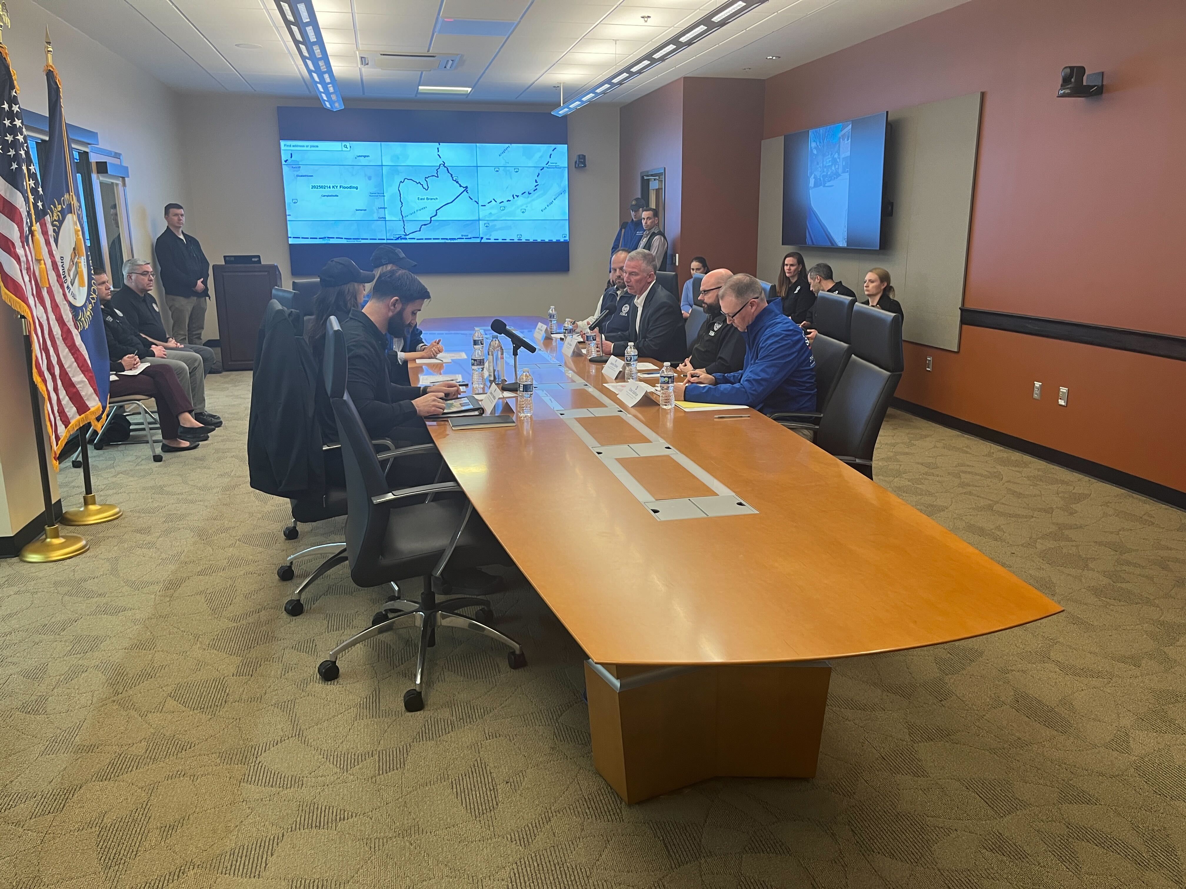 Secretary Noem visits with state, federal officials