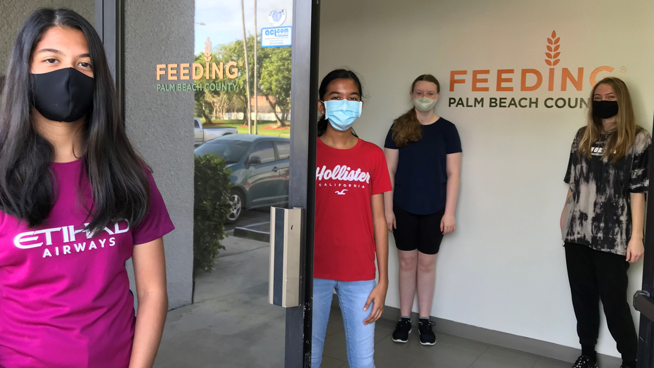 A group of Palm Beach County teens are working to better their community, one project at a time.