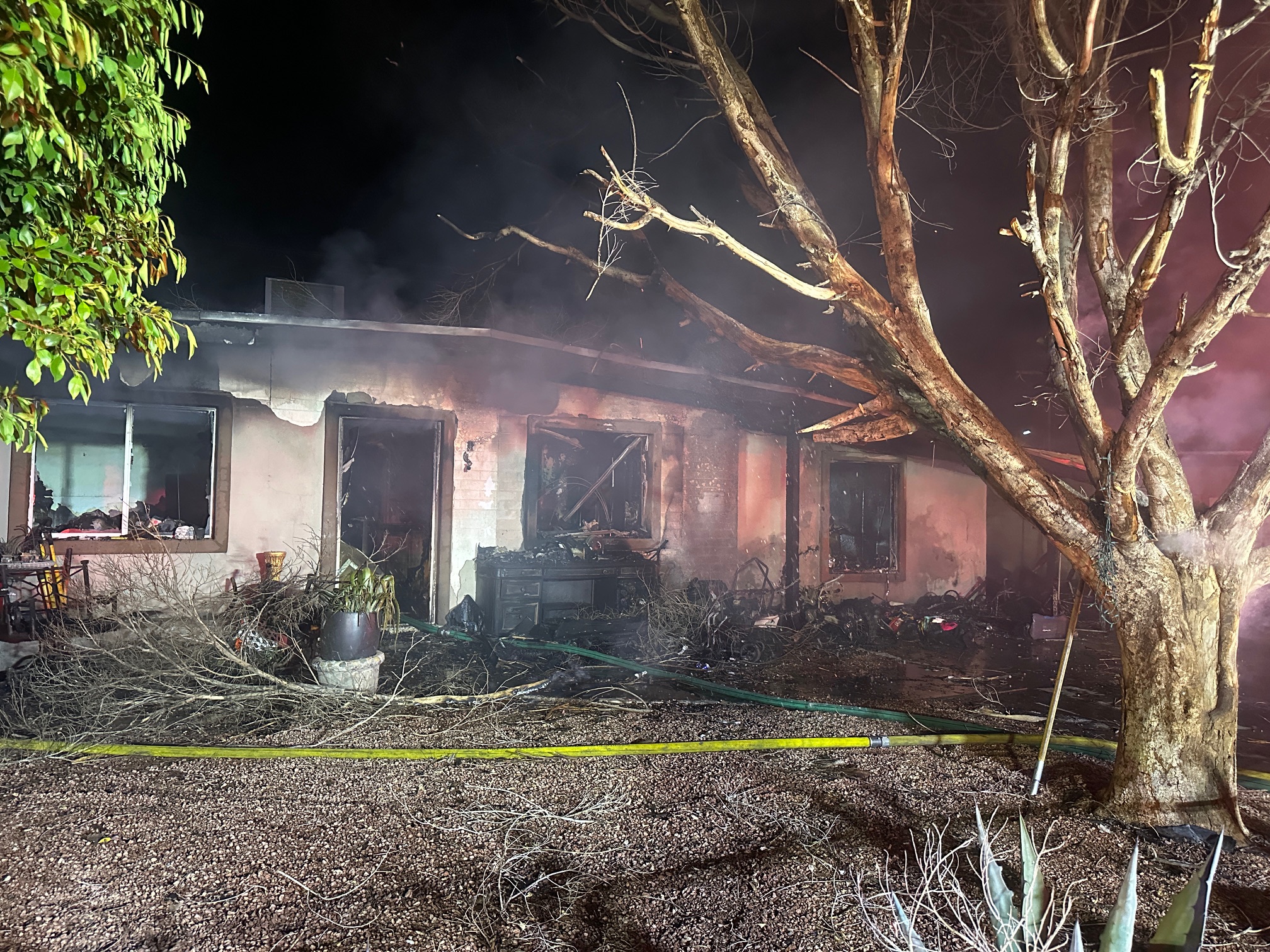 36th Dr and Roma house fire