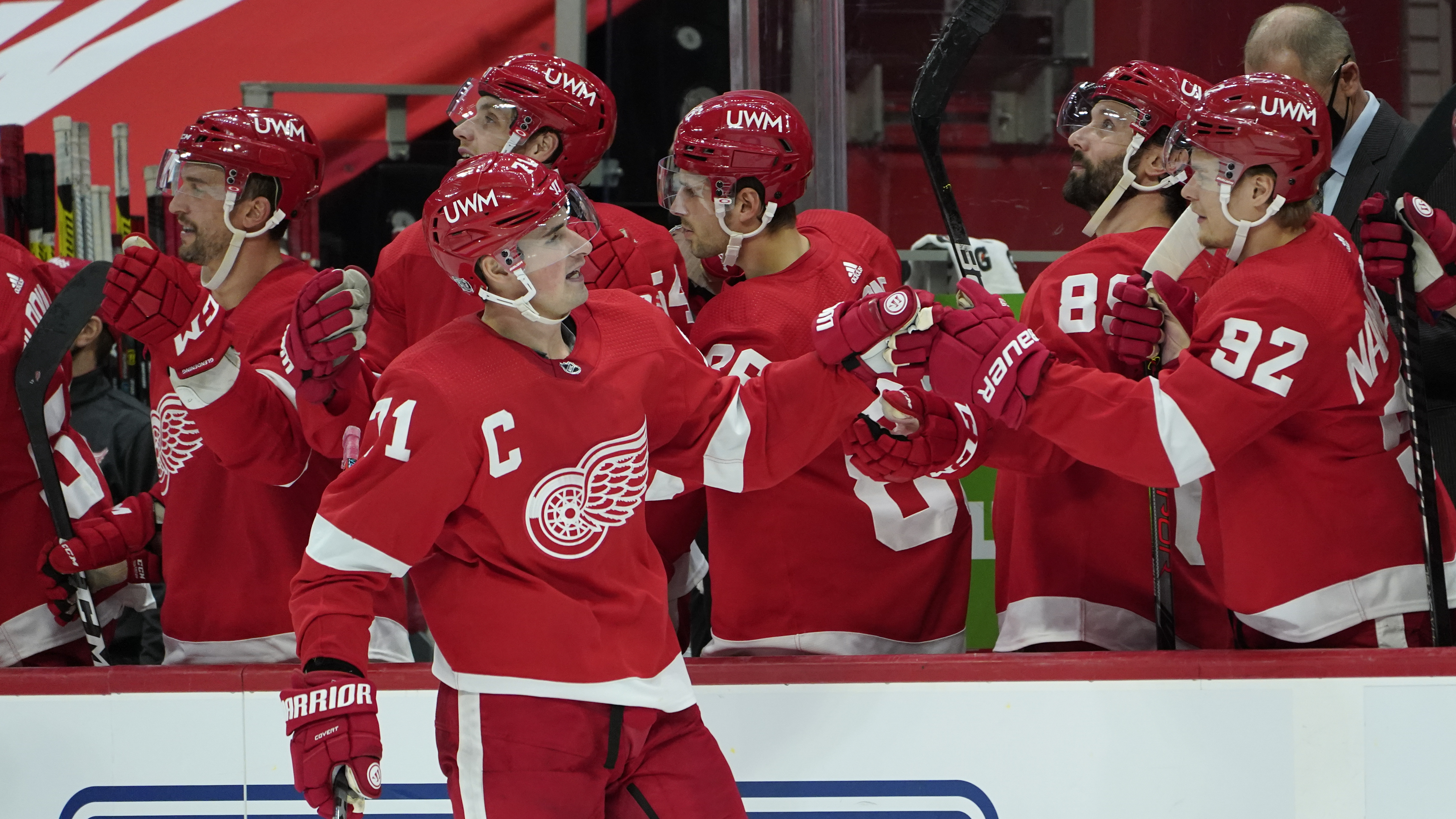 Dylan Larkin Hurricanes Red Wings Hockey