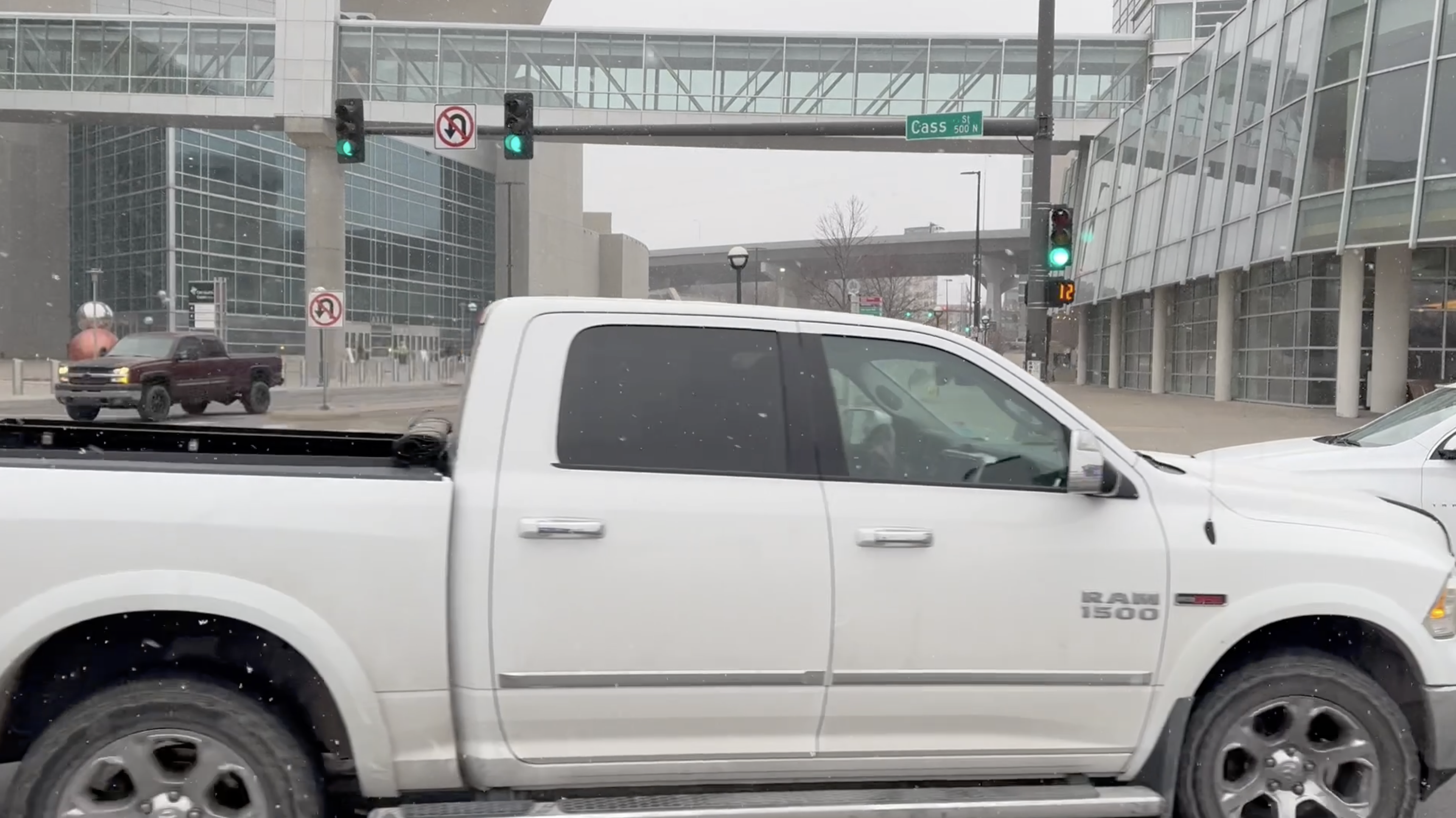 CHI Health Center snow