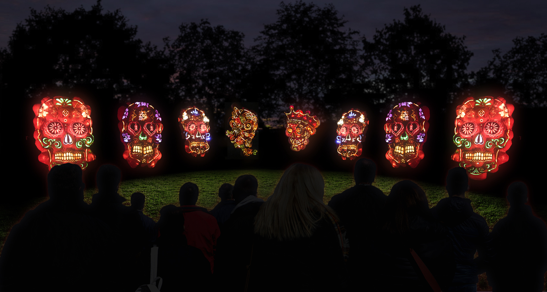 Dia De Los Muertos Glowing Pumpkins.jpg