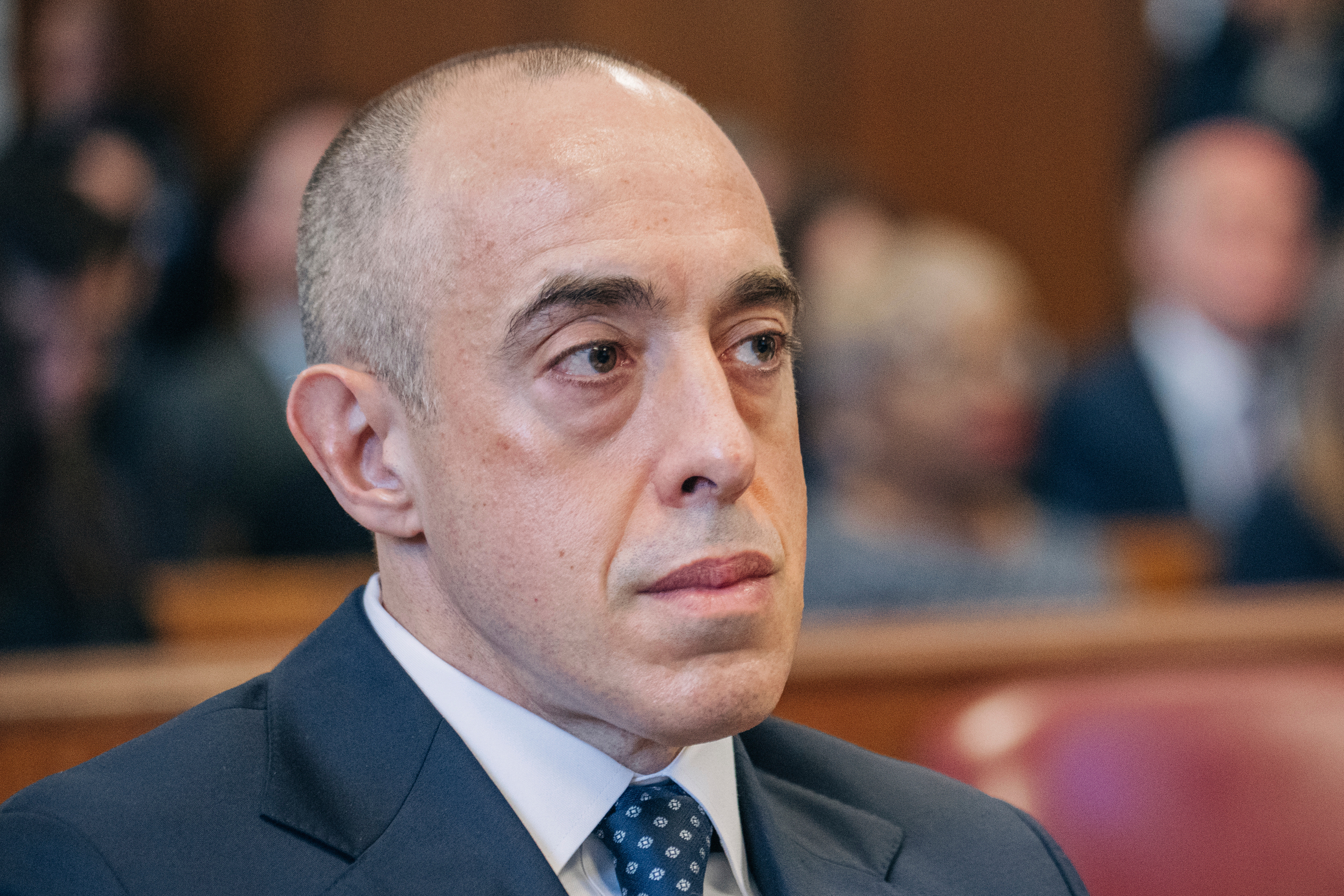 Emil Bove, attorney for then former President Donald Trump, attends Manhattan criminal court during Trump's sentencing in the hush money case in New York, Jan. 10, 2025.
