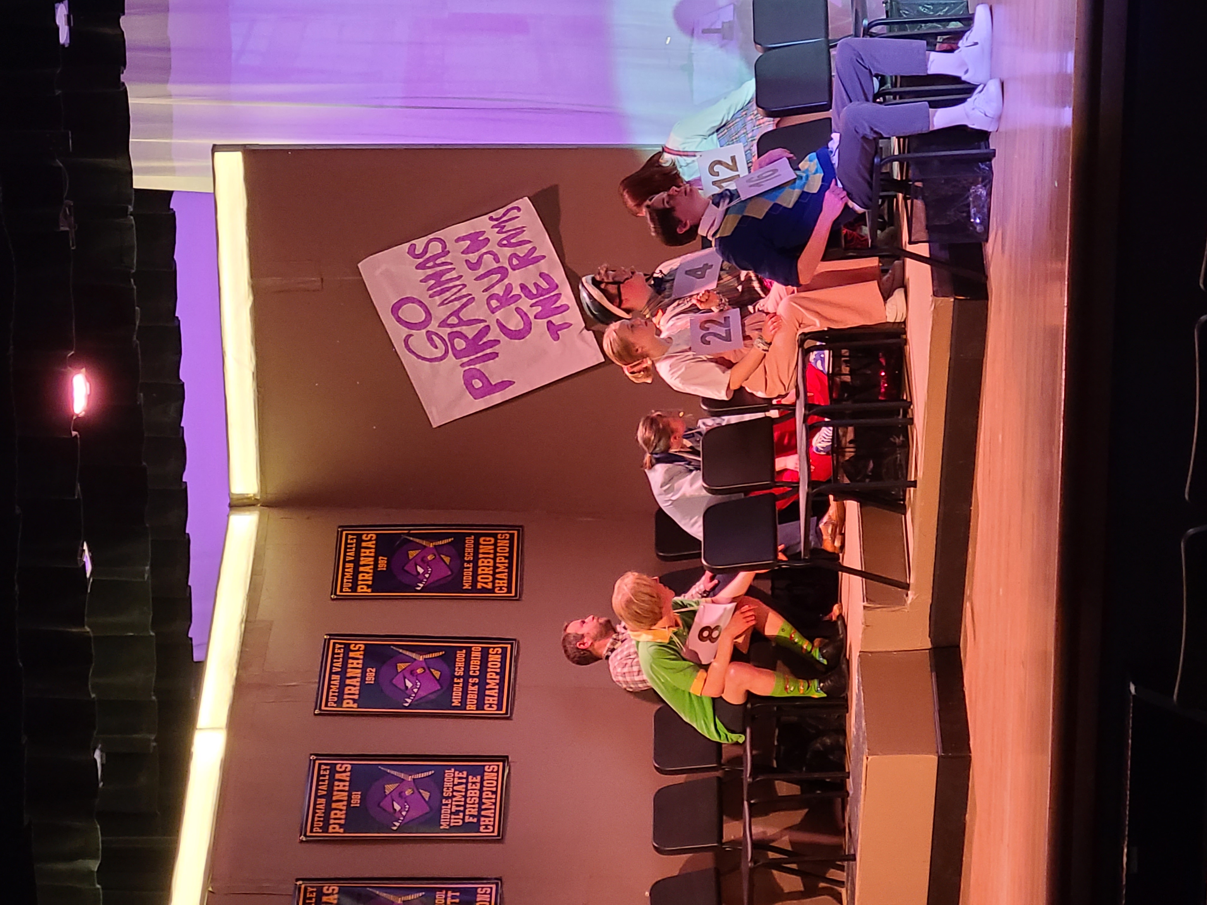 Green Mountain High School rehearses "The 25th Annual Putnam County Spelling Bee"