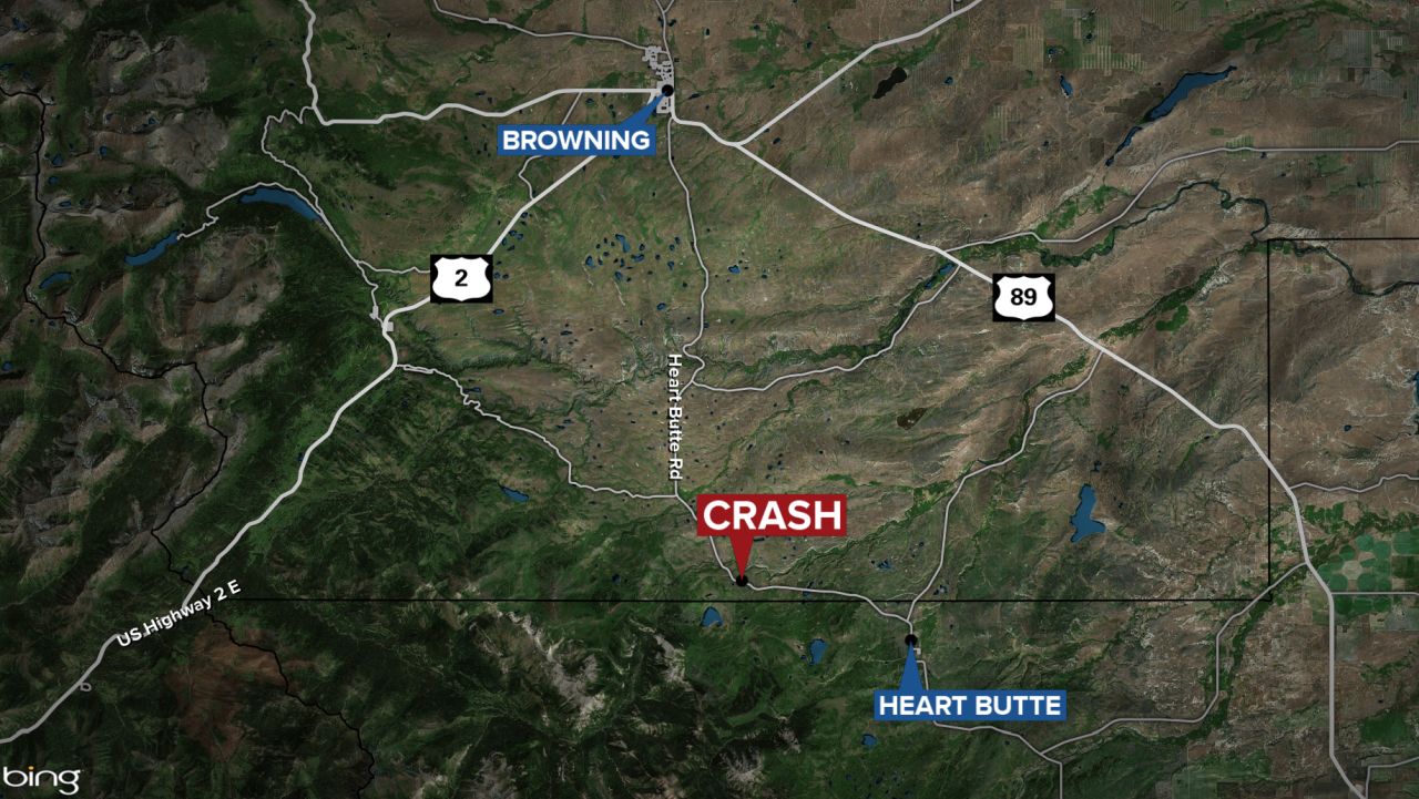 Young woman dead, three people injured in Glacier County crash