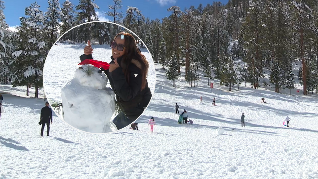 Mt. Charleston snow 2025