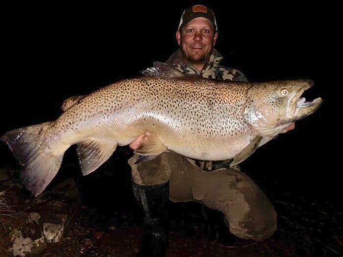 Conrad man hooks record-breaking brown trout - Vimarsana News